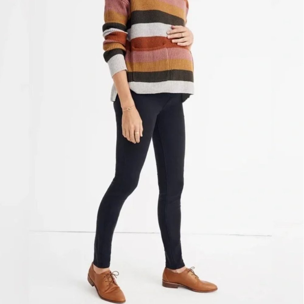 Madewell Maternity Over-the-Belly Skinny Jeans Denim J8446 Black